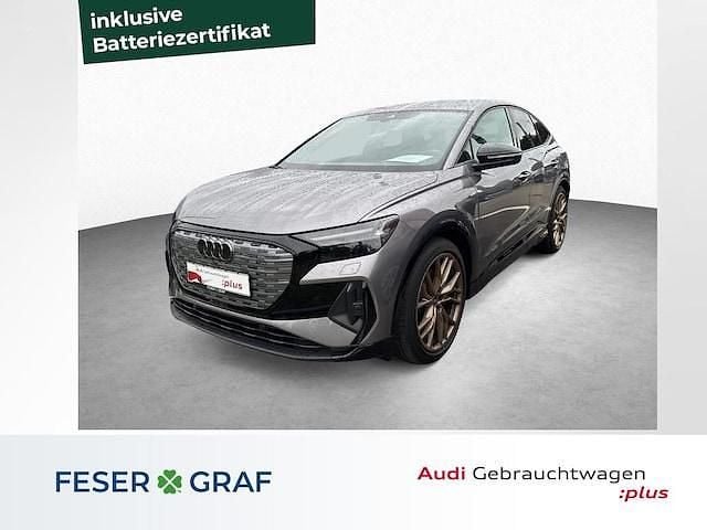 Taifungrau metallic Gebraucht 2022 Audi Q4 Sportback e-tron Ambiente SUV | 39.490 € (Fairer Preis) - Bild 1/4