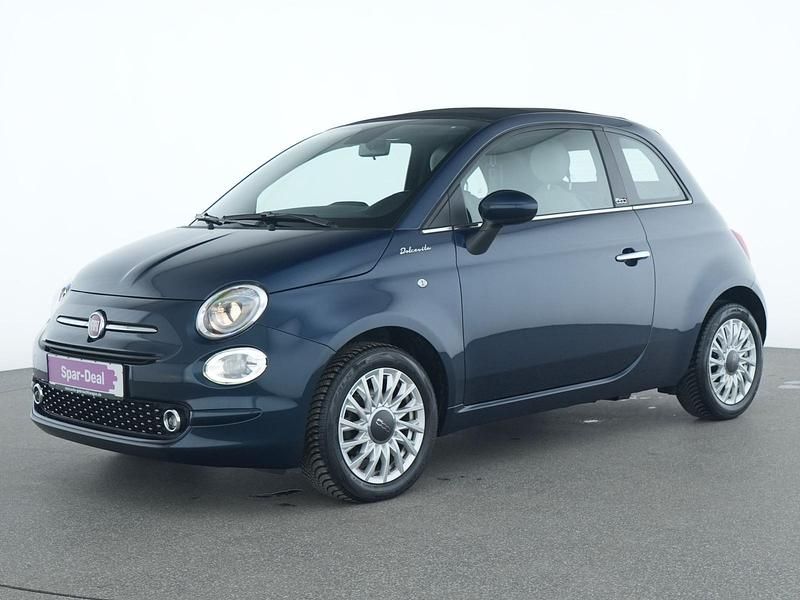Blau Gebraucht 2022 Fiat 500C Dolcevita Cabrio | 12.525 € (Guter Preis) - Bild 1/4