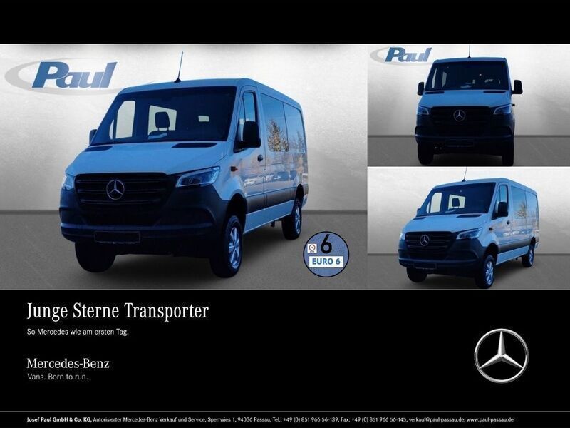 Arktikweiß Gebraucht 2020 Mercedes Sprinter Van | 58.191 € - Bild 1/4