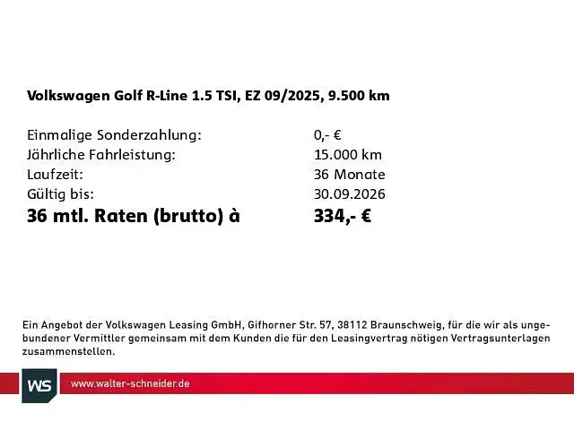 Gebraucht VW Golf VIII R-line 150 PS (110 kW) 2025 Lapiz blue metallic Limousine