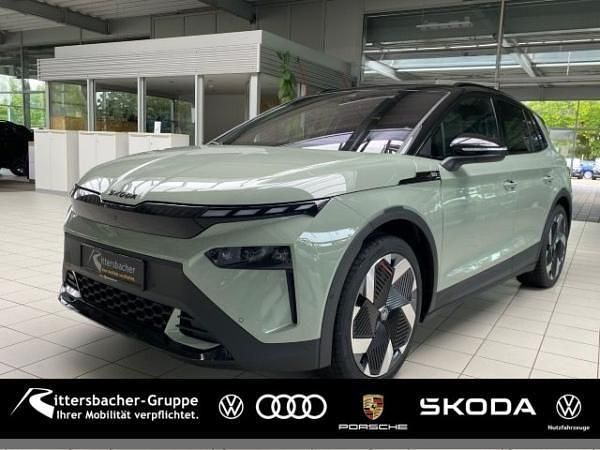 Grün (timiano green) Neu 2025 Skoda Elroq First Edition SUV | 46.591 € (Guter Preis) - Bild 1/4