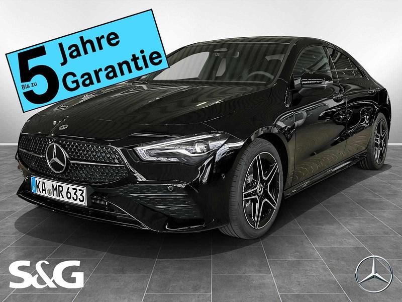Unilack nachtschwarz Gebraucht 2025 Mercedes CLA200 AMG Coupé | 43.299 € (Teuer) - Bild 1/4