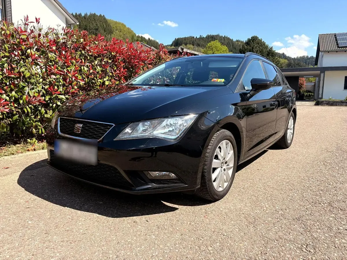 Gebraucht Seat Leon ST Reference 110 PS (80 kW) 2014 Schwarz Kombi