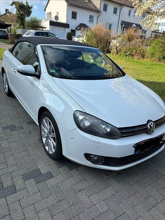 Gebraucht VW Golf Cabriolet 122 PS (89 kW) 2012 Weiß Cabrio