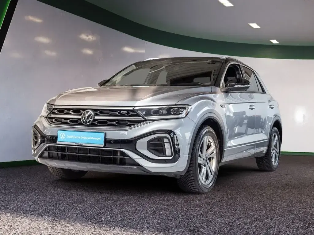 Gebraucht VW T-Roc R-line 150 PS (110 kW) 2022 Silber / pyrit silber SUV