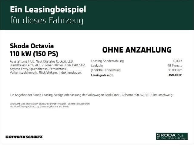 Gebraucht Skoda Octavia SportLine 150 PS (110 kW) 2025 Weiss Kombi