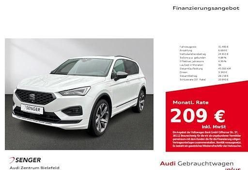 Gebraucht Seat Tarraco FR 245 PS (180 kW) 2022 Oryx weiss perlmutteffekt SUV