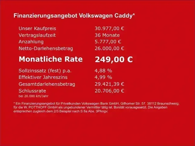 Usata VW Caddy 122 CV (89 kW) 2025 Blu Monovolume