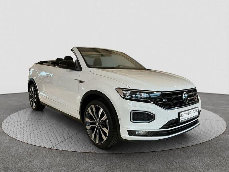 Gebraucht VW T-Roc Cabriolet R-line 150 PS (110 kW) 2021 Weiß Cabrio