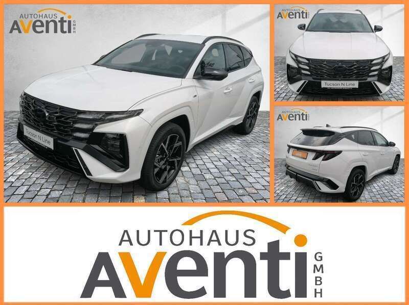 Atlas white uni Neu 2025 Hyundai Tucson N Line SUV | 42.989 € (Teuer) - Bild 1/4