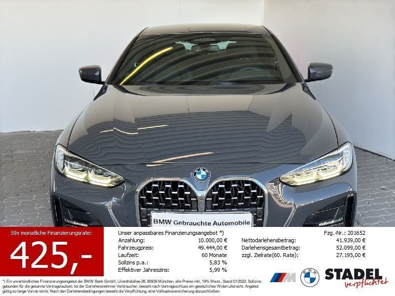 Dravitgrau metallic Gebraucht 2022 BMW 430 M Sport Coupé | 42.379 € (Guter Preis) - Bild 1/4
