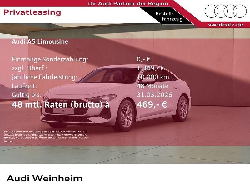 Neu Audi A5 204 PS (150 kW) 2026 Weiß Limousine