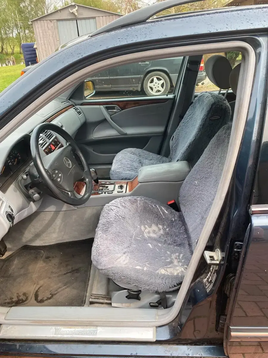 Brugt Mercedes E280 150 HK (110 kW) 2002 Blå Stationcar