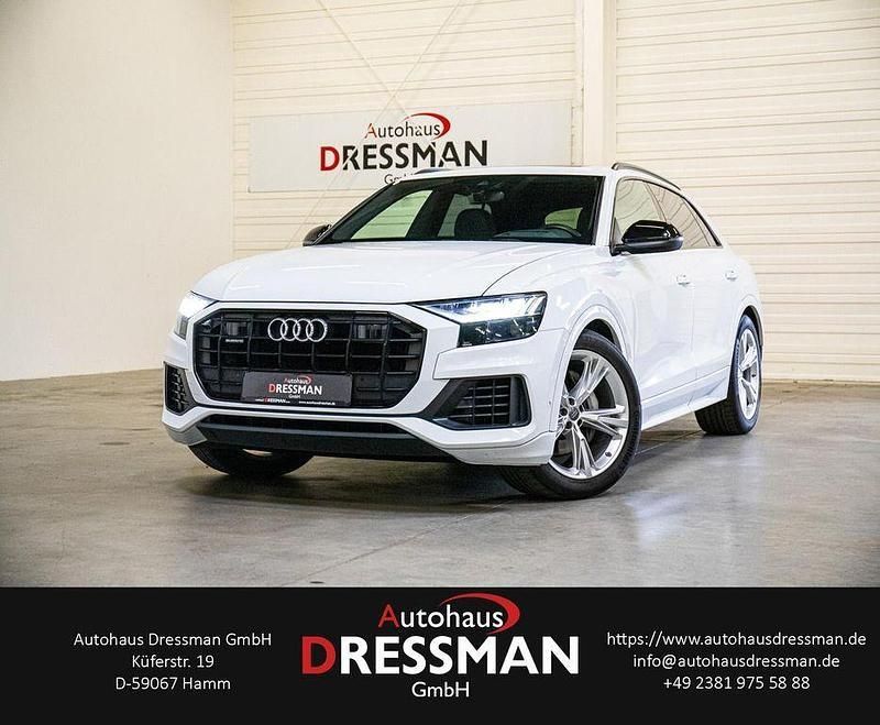 Gletscherweiß metallic Gebraucht 2021 Audi Q8 SUV | 47.050 € (Guter Preis) - Bild 1/4