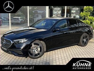 Schwarz, Gebraucht 2023 Mercedes E200 Advanced Limousine | 42.400 € (Fairer Preis) - Bild 1/4