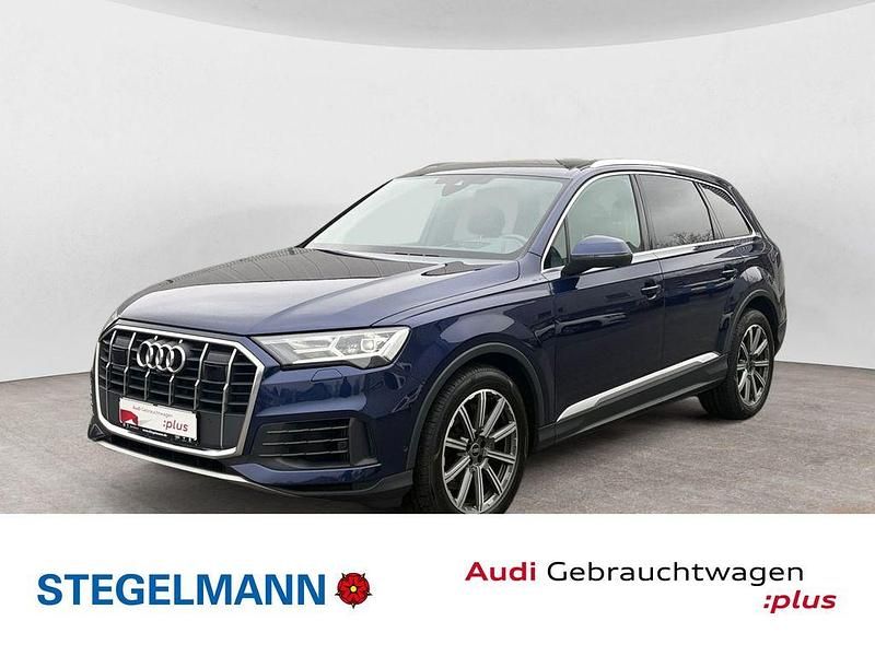 Gebraucht Audi Q7 Ambiente 340 PS (250 kW) 2023 Navarrablau metallic SUV
