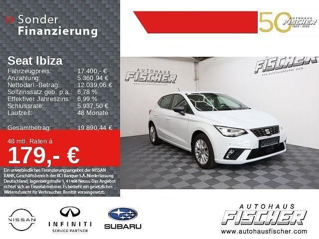Weiß Gebraucht 2024 Seat Ibiza XCELLENCE Limousine | 17.400 € (Guter Preis) - Bild 1/4