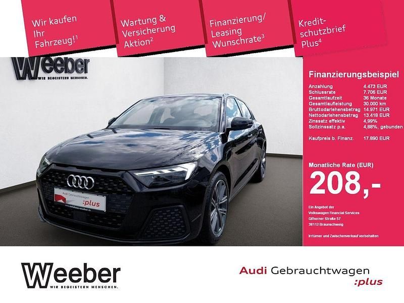 Schwarz Gebraucht 2021 Audi A1 Sportback Sport Kleinwagen | 17.890 € (Fairer Preis) - Bild 1/4