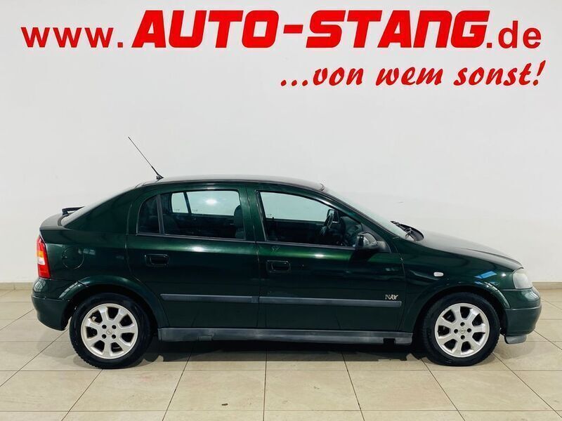 Gebraucht Opel Astra 84 PS (61 kW) 2003 Kryptongruen mi2 Limousine