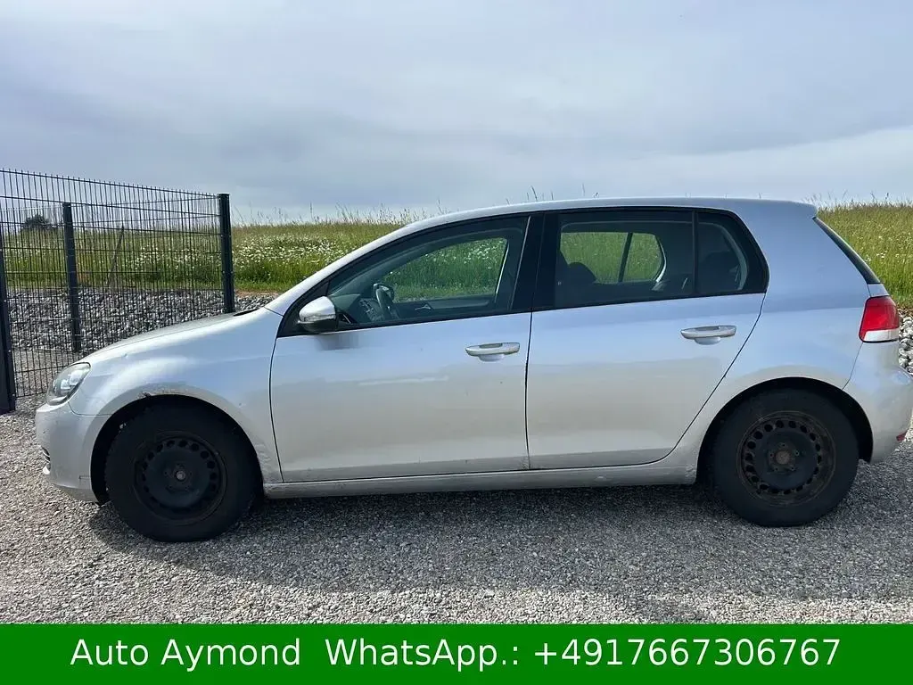 Gebraucht VW Golf VI 110 PS (80 kW) 2008 Silber Kleinwagen