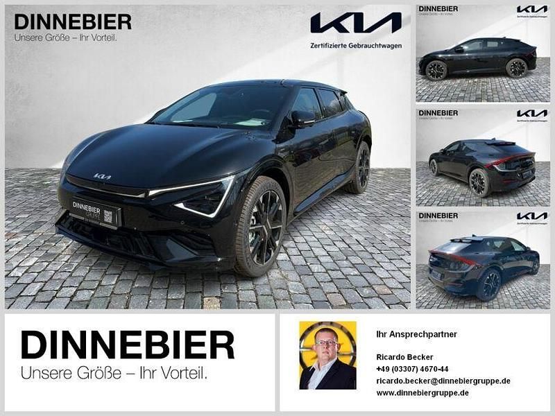 Schwarz (metallic) Neu 2025 Kia EV6 3 SUV | 56.700 € (Teuer) - Bild 1/4