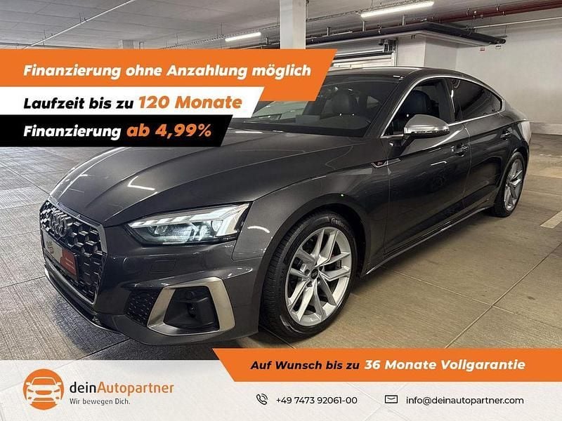 Daytonagrau perleffekt Gebraucht 2022 Audi S5 Sportback Ambiente Kleinwagen | 41.750 € (Superpreis) - Bild 1/4