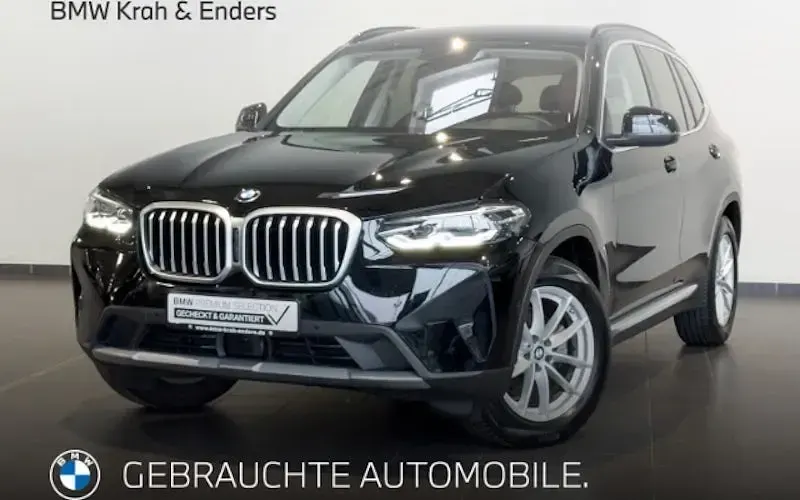 Gebraucht BMW X3 Sport Line 208 PS (152 kW) 2022 Schwarz ii SUV