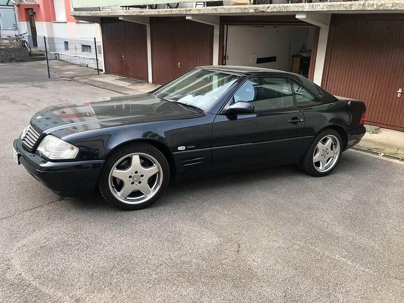 Schwarz Gebraucht 2002 Mercedes SL320 Edition Cabrio | 24.500 € (Fairer Preis) - Bild 1/4