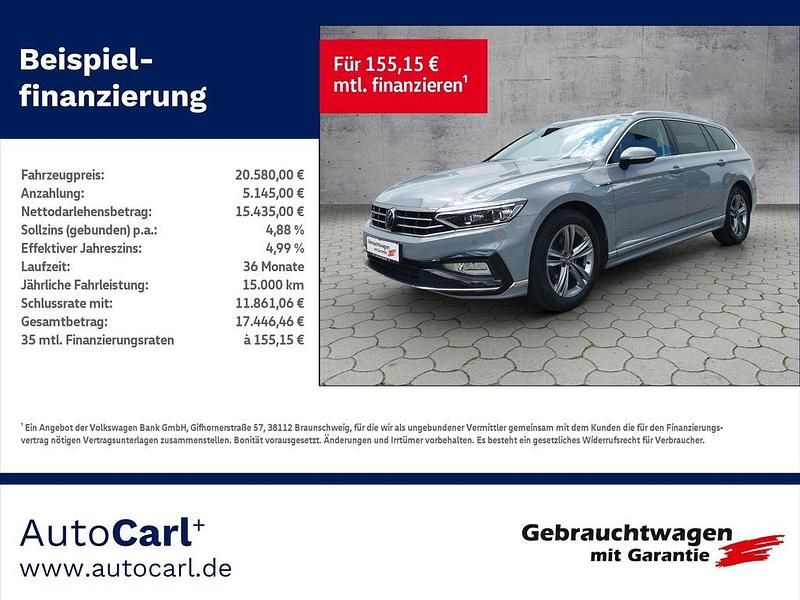 Mondsteingrau Gebraucht 2022 VW Passat IQ Drive Kombi | 20.580 € (Fairer Preis) - Bild 1/4