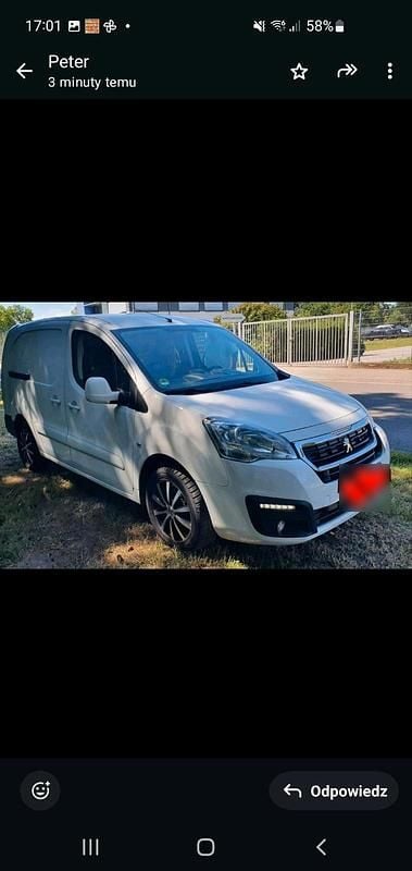 Gebraucht Peugeot Partner 99 PS (72 kW) 2017 Weiß Van / Kleinbus