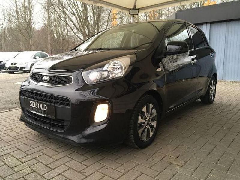 Schwarz Gebraucht 2016 Kia Picanto DREAM-TEAM Edition Kleinwagen | 8.900 € (Fairer Preis) - Bild 1/4