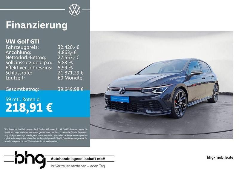 Grau Gebraucht 2023 VW Golf VIII GTI Clubsport Limousine | 32.420 € (Guter Preis) - Bild 1/4