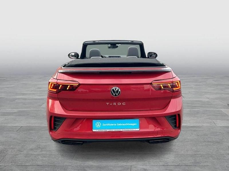 Gebraucht VW T-Roc Cabriolet Style 150 PS (110 kW) 2022 Kings red metallic schwarz Cabrio