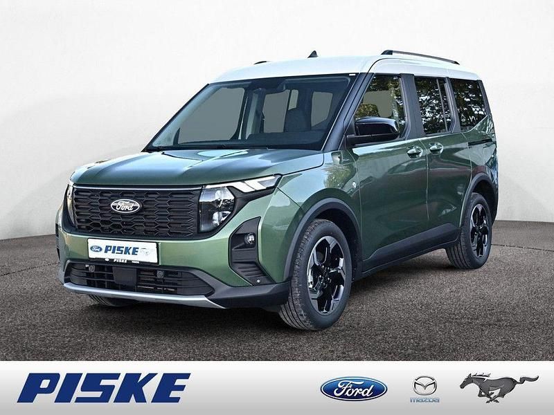 Neu Ford Tourneo Courier Active 125 PS (91 kW) 2025 Grün Van / Kleinbus