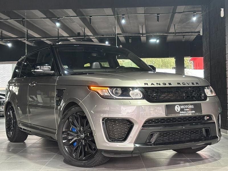 Grau Gebraucht 2017 Land Rover Range Rover Sport SVR SUV | 35.999 € (Superpreis) - Bild 1/4
