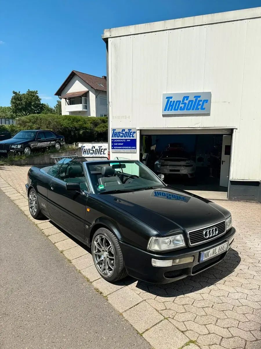 Gebraucht Audi Cabriolet 116 PS (85 kW) 1997 Schwarz Cabrio