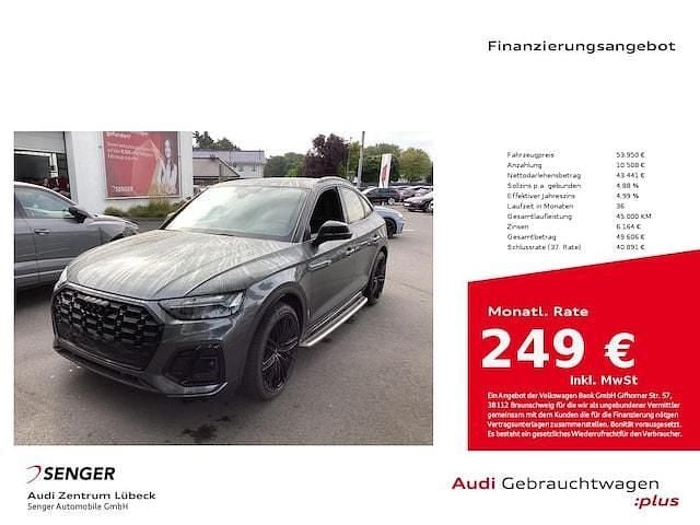 Daytonagrau perleffekt Gebraucht 2022 Audi SQ5 Sportback Ambiente SUV | 53.950 € (Fairer Preis) - Bild 1/4