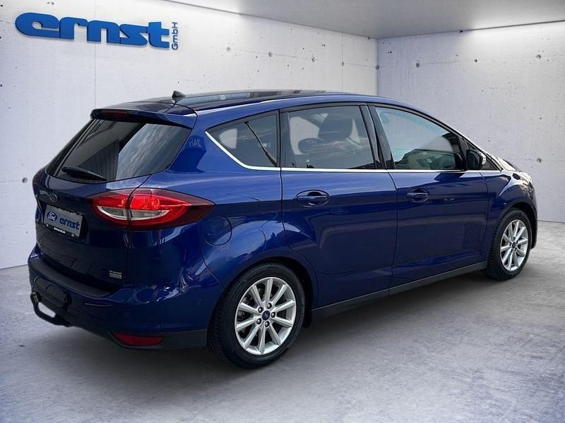 Gebraucht Ford C-MAX Titanium 125 PS (91 kW) 2018 Blau Van / Kleinbus