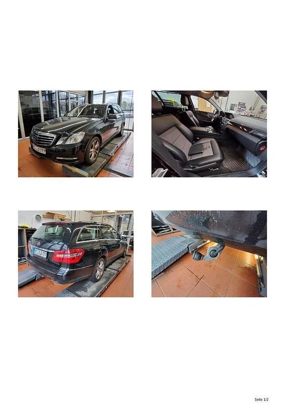 Schwarz Gebraucht 2012 Mercedes E220 Avantgarde Kombi | 8.449 € (Guter Preis) - Bild 1/4
