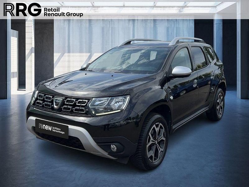 Perlmuttschwarz (schwarz) Gebraucht 2021 Dacia Duster Prestige SUV | 14.990 € (Guter Preis) - Bild 1/3
