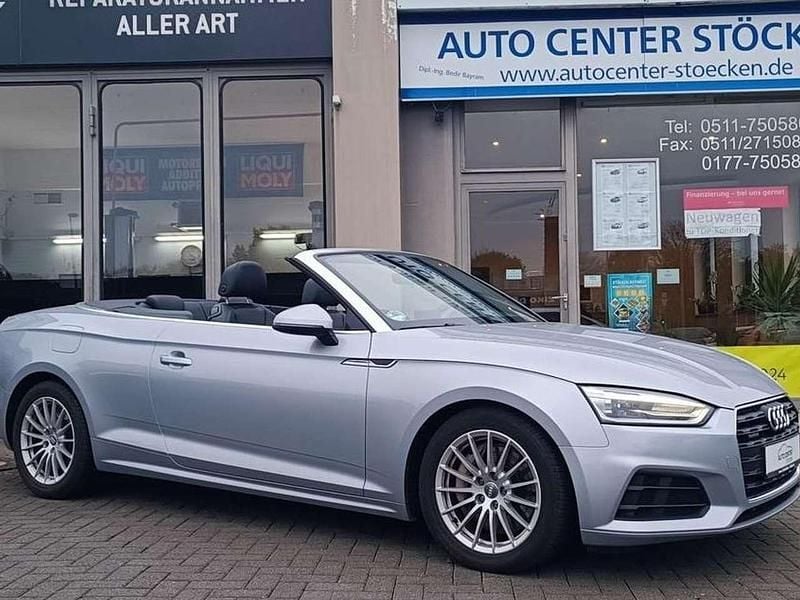 Florettsilber metallic Gebraucht 2018 Audi A5 Cabriolet Cabrio | 24.700 € (Guter Preis) - Bild 1/4