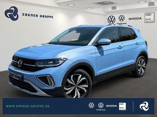 Clear blue metallic Gebraucht 2024 VW T-Cross Style SUV | 25.399 € (Etwas zu teuer) - Bild 1/4