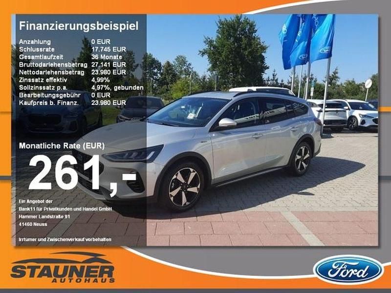 Polarsilber metallic Gebraucht 2024 Ford Focus Active Kombi | 22.780 € (Superpreis) - Bild 1/4