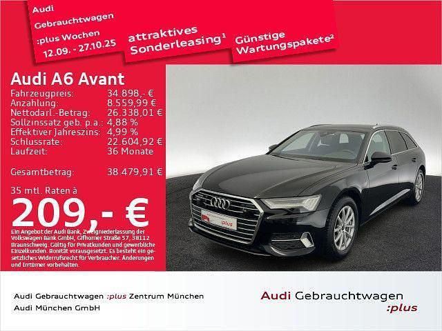 Mythosschwarz metallic Gebraucht 2023 Audi A6 Sport Kombi | 34.898 € (Superpreis) - Bild 1/2