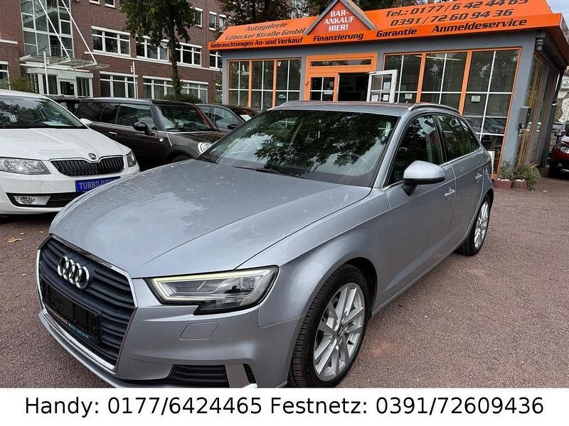 Silber Gebraucht 2017 Audi A3 Sportback Sport Limousine | 14.490 € (Fairer Preis) - Bild 1/4