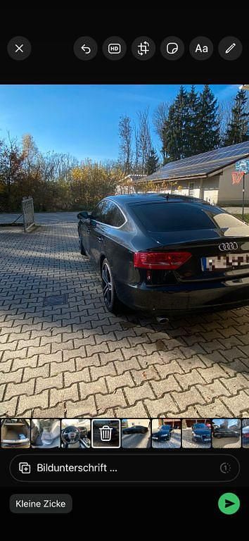 Gebraucht Audi A5 Sportback 239 PS (175 kW) 2011 Schwarz Kleinwagen