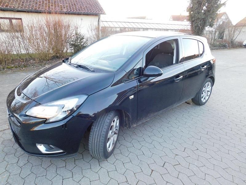 Schwarz Gebraucht 2016 Opel Corsa Limousine | 6.900 € - Bild 1/4