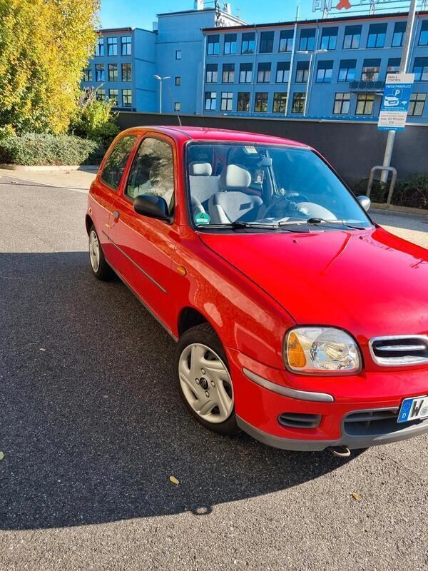 Rot Gebraucht 2000 Nissan Micra Kleinwagen | 1.500 € (Etwas zu teuer) - Bild 1/4