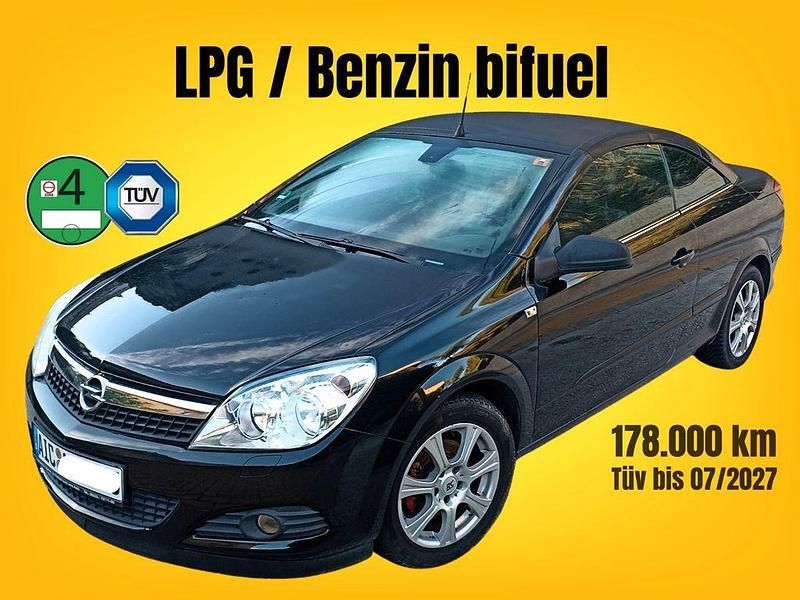 Schwarz Gebraucht 2008 Opel Astra Cabriolet Cabrio | 2.399 € (Guter Preis) - Bild 1/4