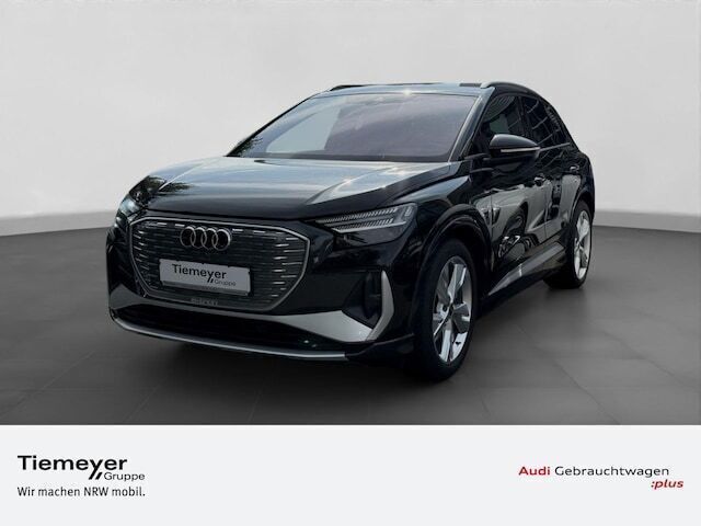 Mythosschwarz metallic Gebraucht 2023 Audi Q4 e-tron Ambiente SUV | 39.250 € - Bild 1/4